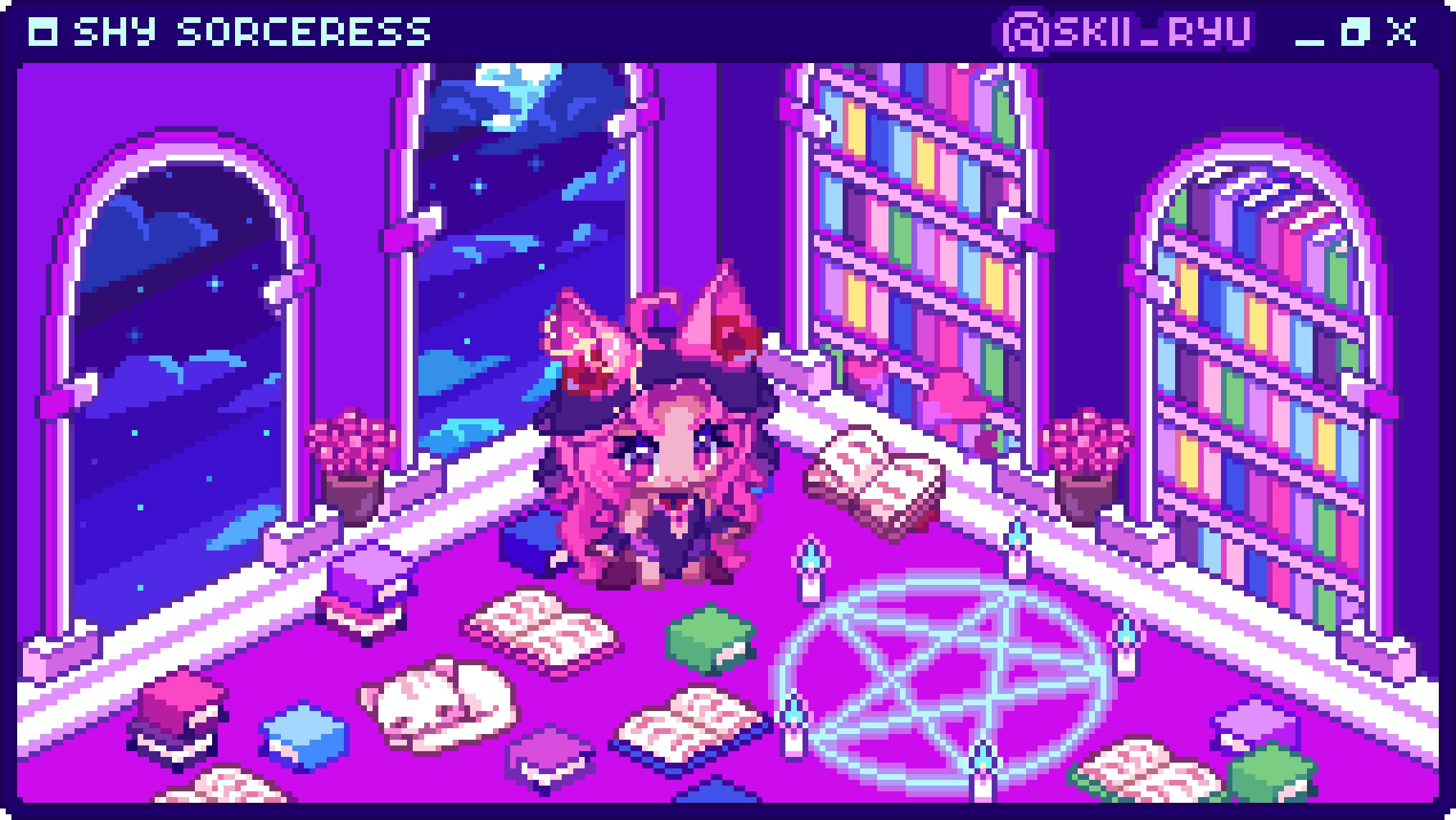 Commissioned Twitch Scene for the Vtuber Shyshae.