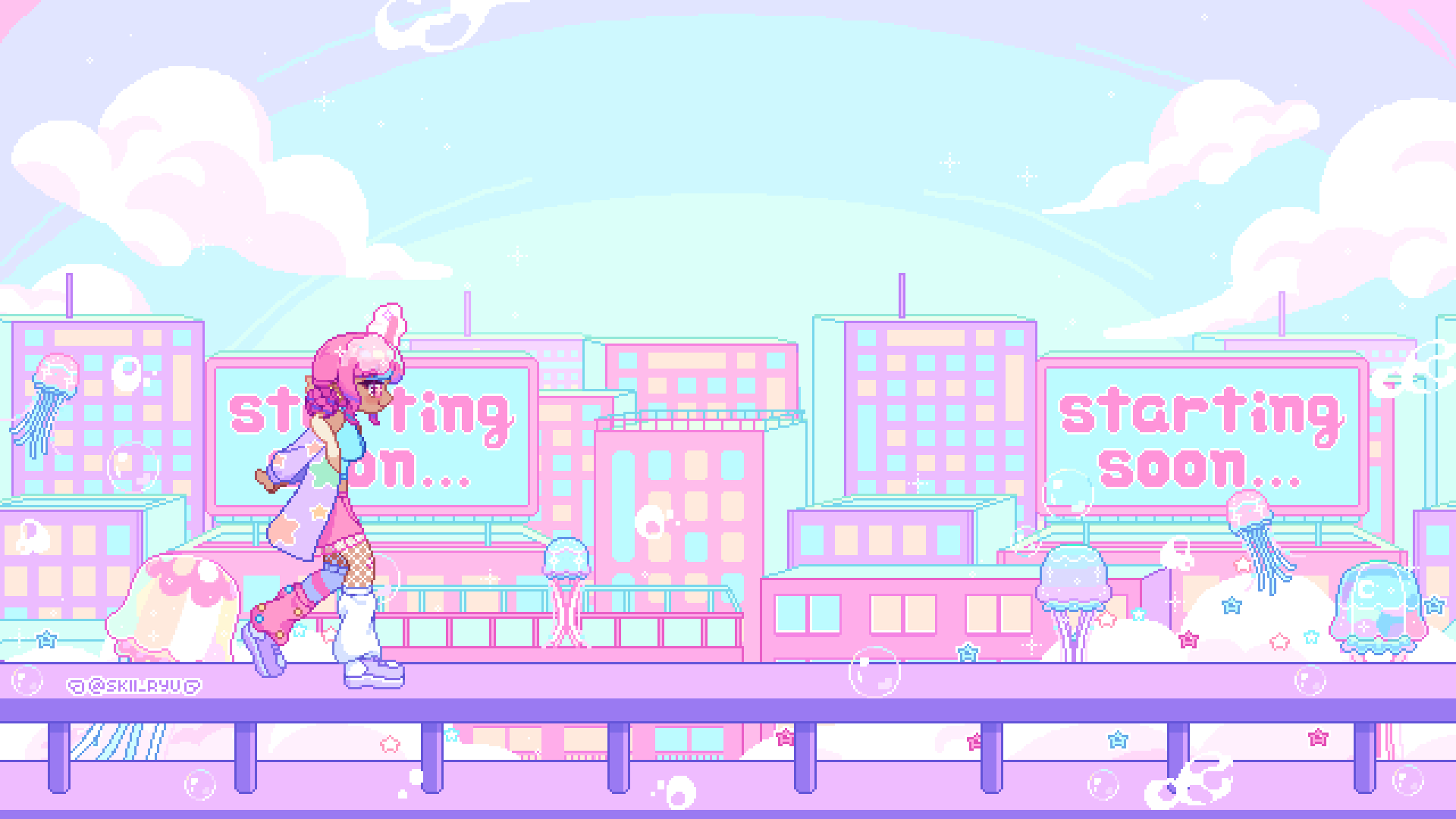 &quot;Starting Soon&quot; scene for vtuber Dreamiihimechii