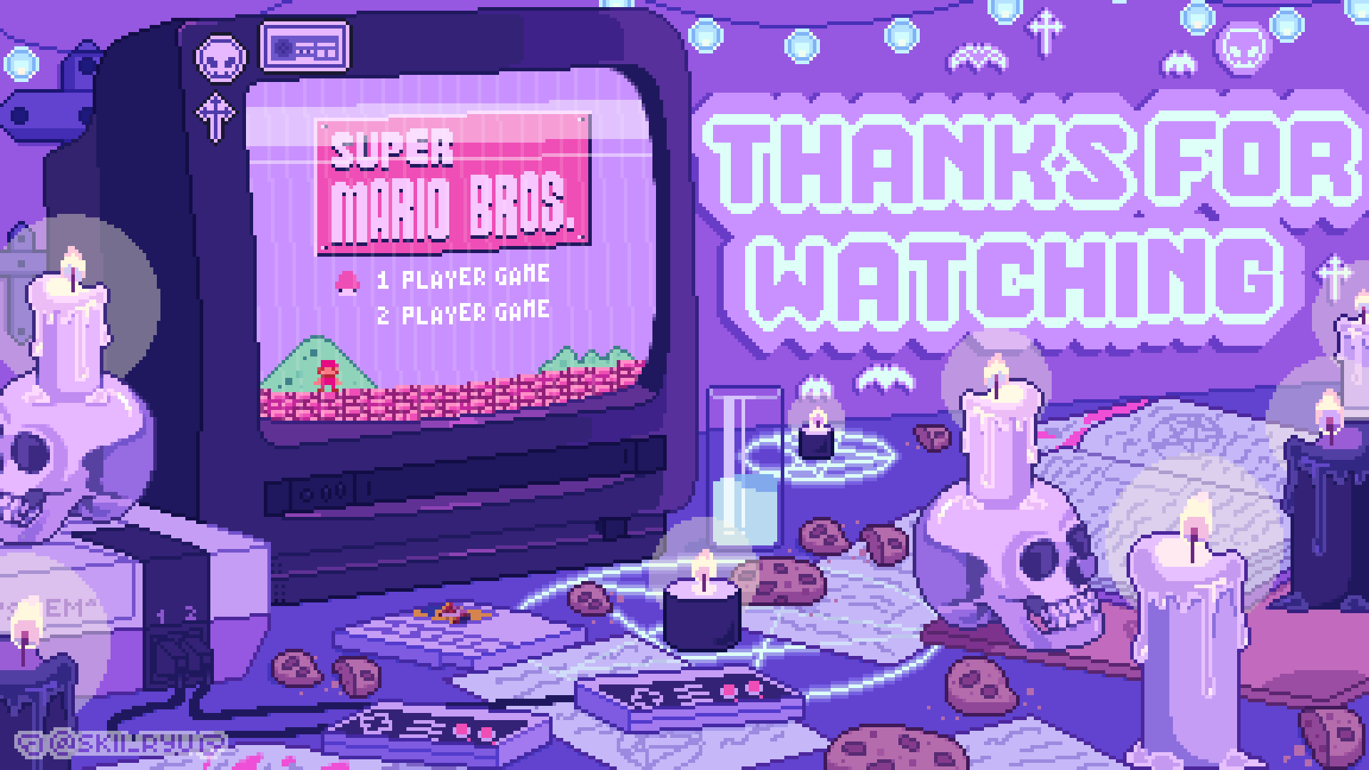 &quot;Stream Ending&quot; scene for streamer Sarzac